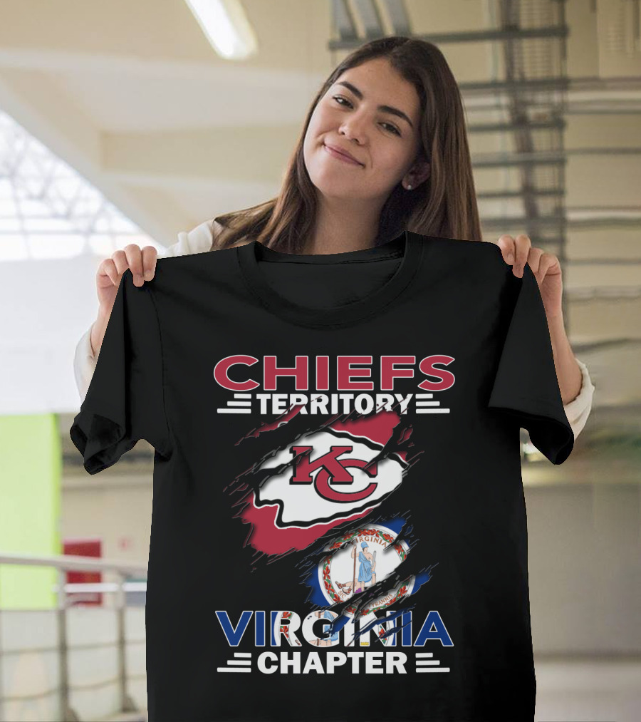 Chiefs Territory Kansas City Virginia Chapter T-Shirt
