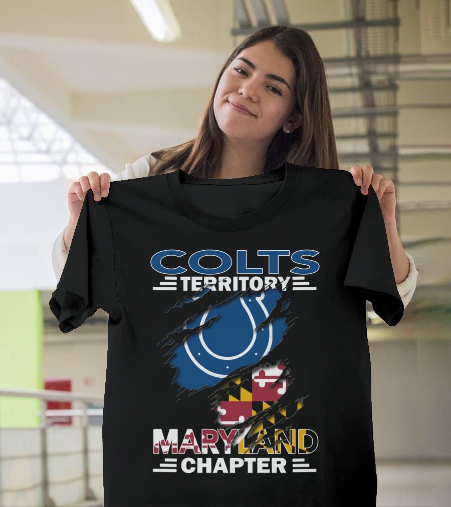 Colts Territory Maryland Chapter Maryland Flag T-Shirt