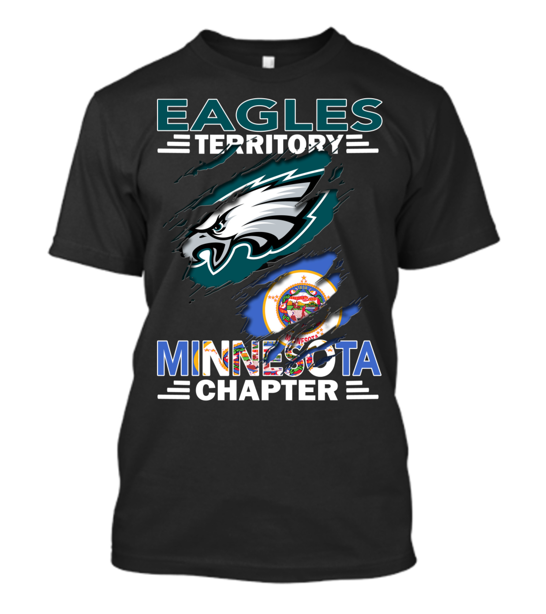 Eagles Territory Minnesota Chapter NFL Fan Club T-Shirt