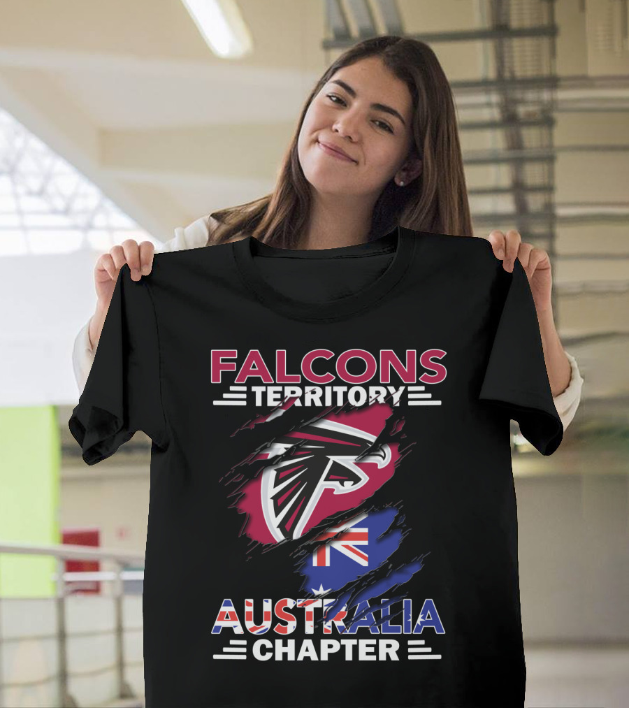 Falcons Territory Australia Chapter Flag Logo Emblem T-Shirt