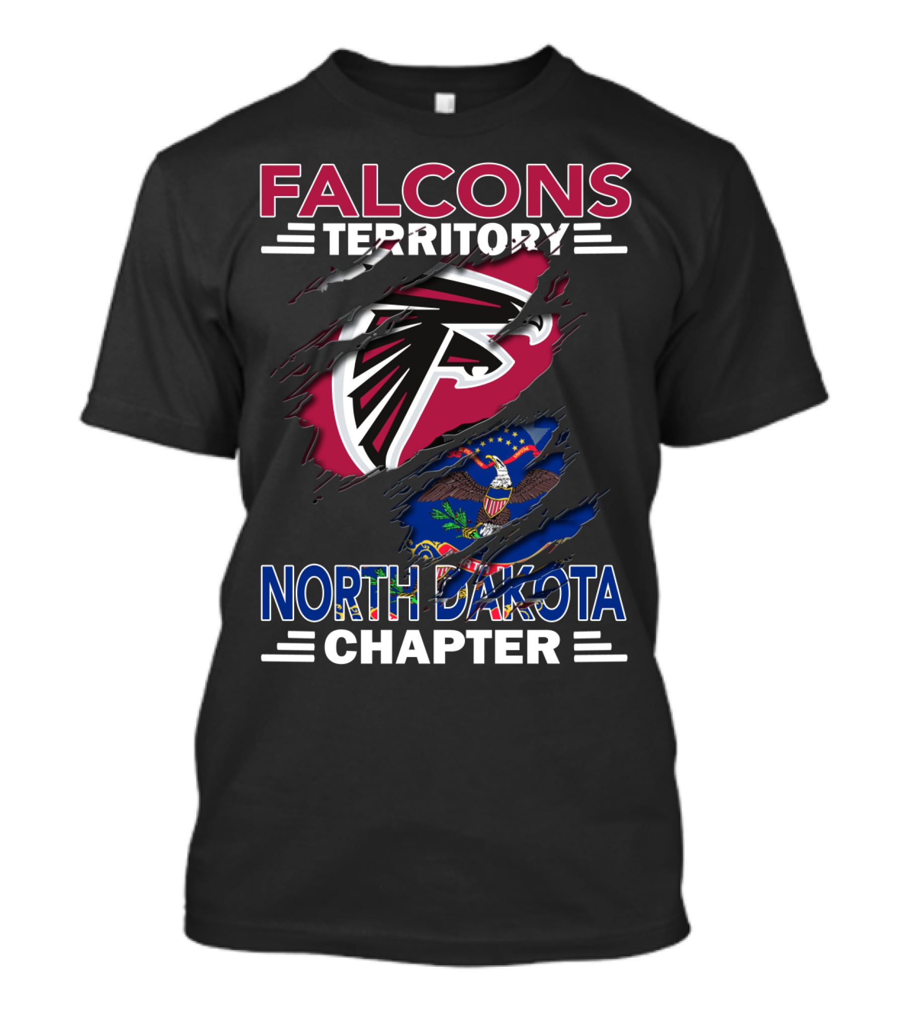 Falcons Territory North Dakota Chapter T-Shirt