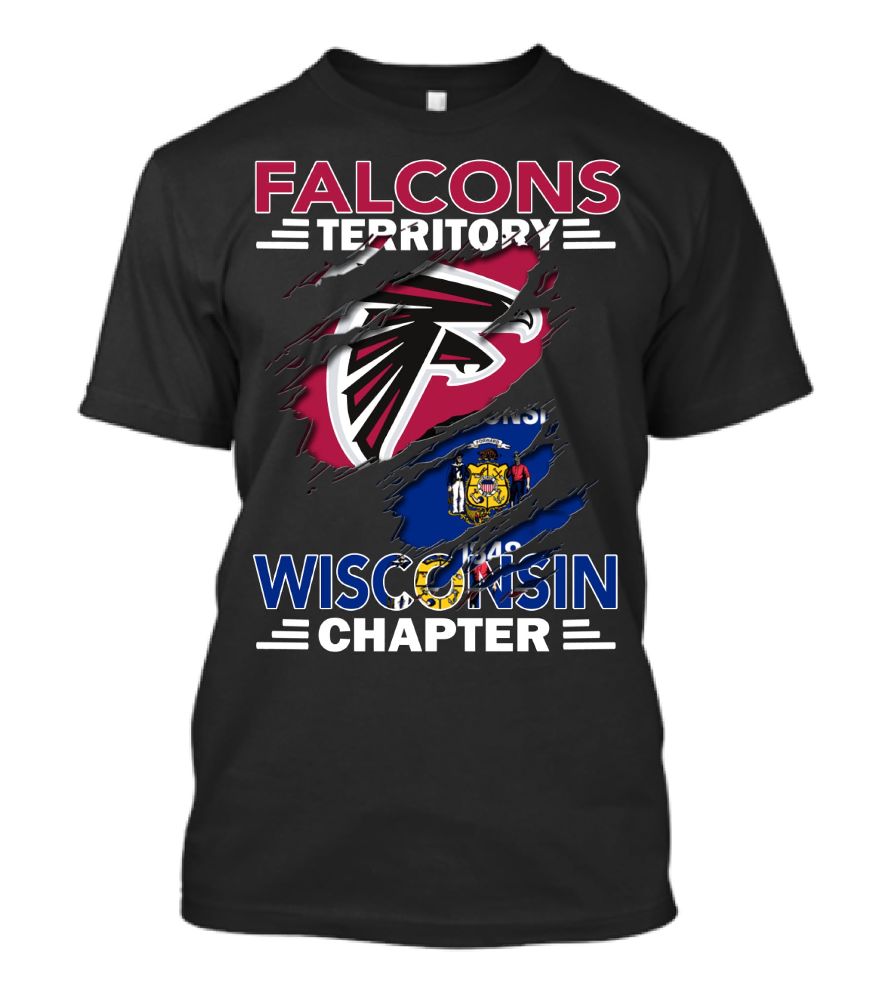 Falcons Territory Wisconsin Chapter T-Shirt