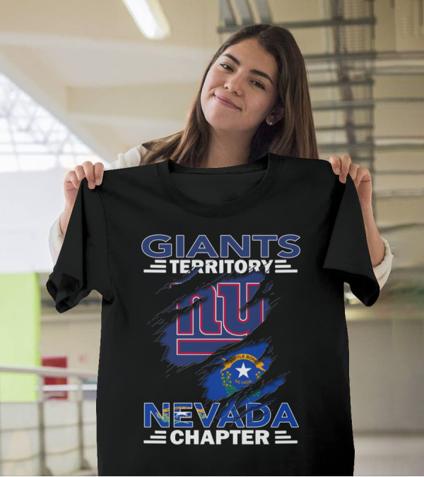 Giants Territory Nevada Chapter Battle Born NV Flag NY T-Shirt