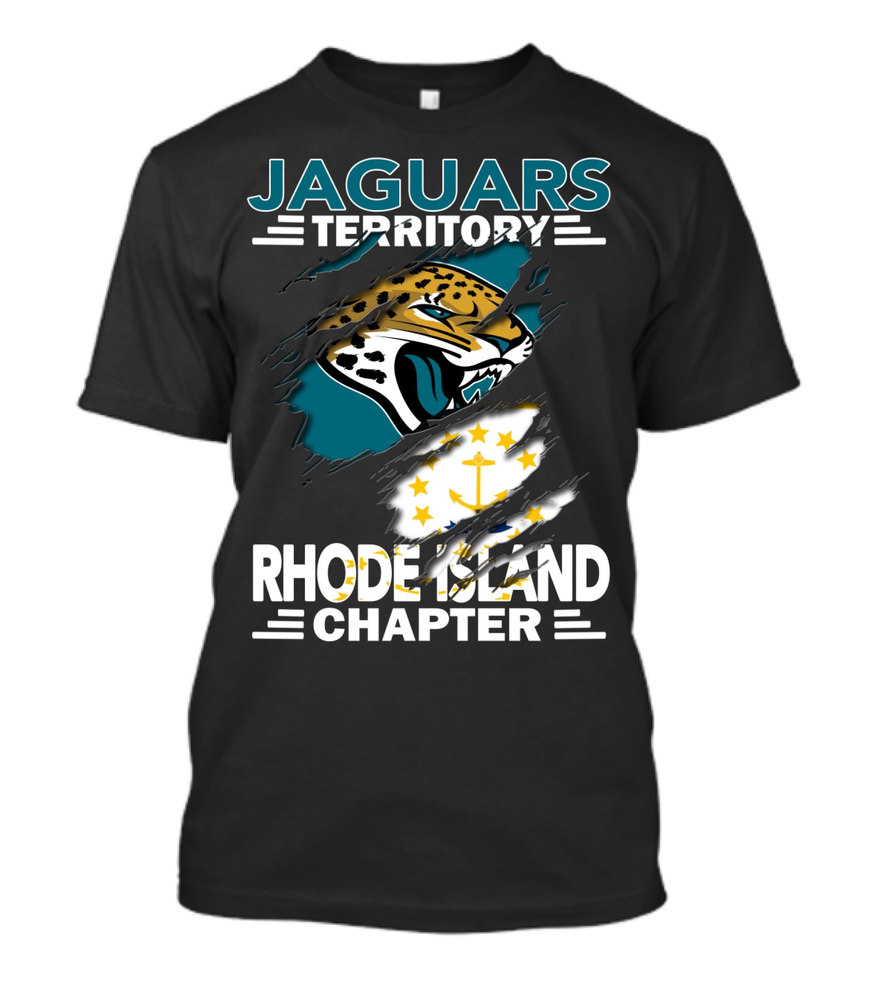 Jaguars Territory Rhode Island Chapter With Fierce Jaguar T-Shirt