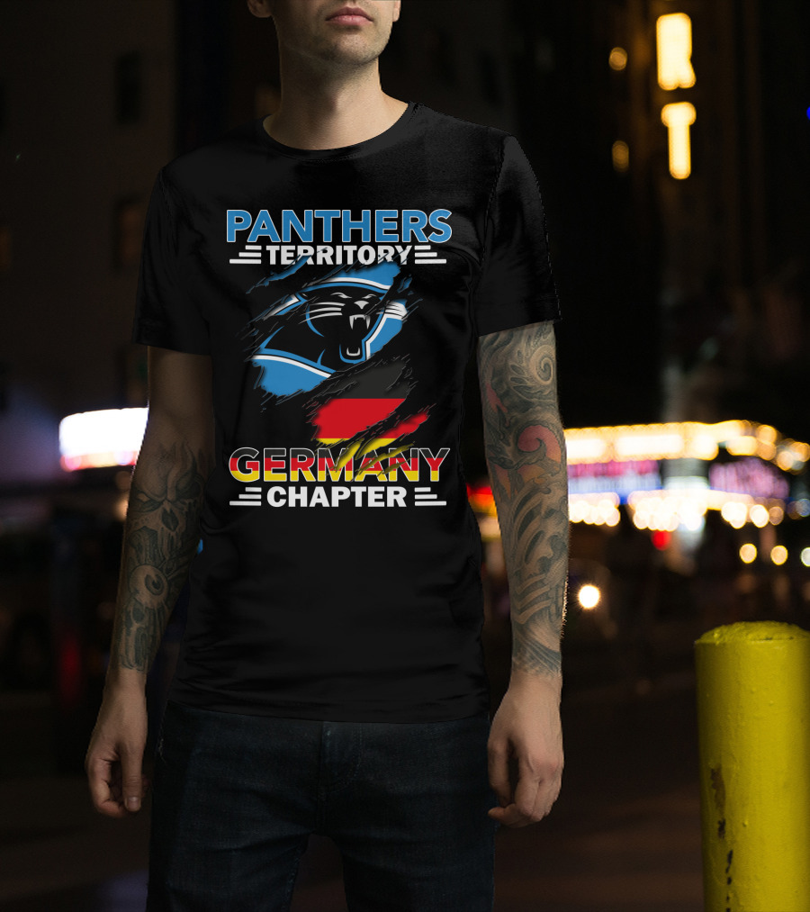 Panthers Territory Germany Chapter Flag T-Shirt