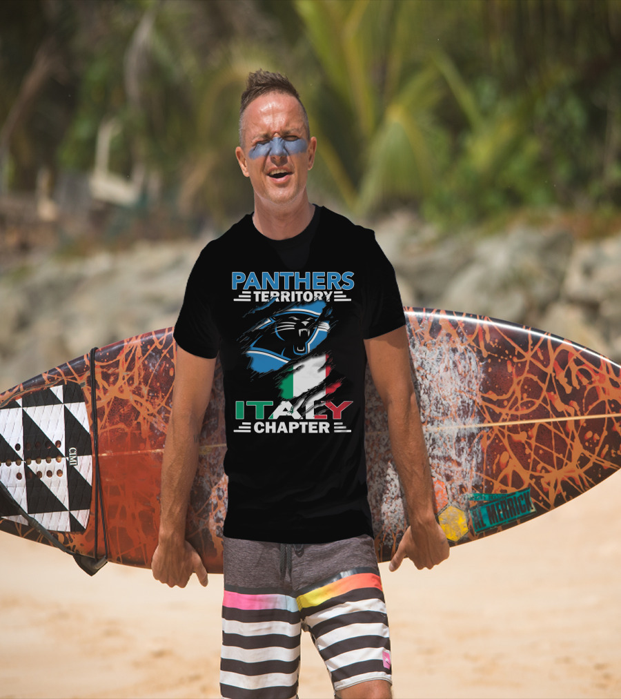 Panthers Territory Italy Chapter Flag-Themed T-Shirt
