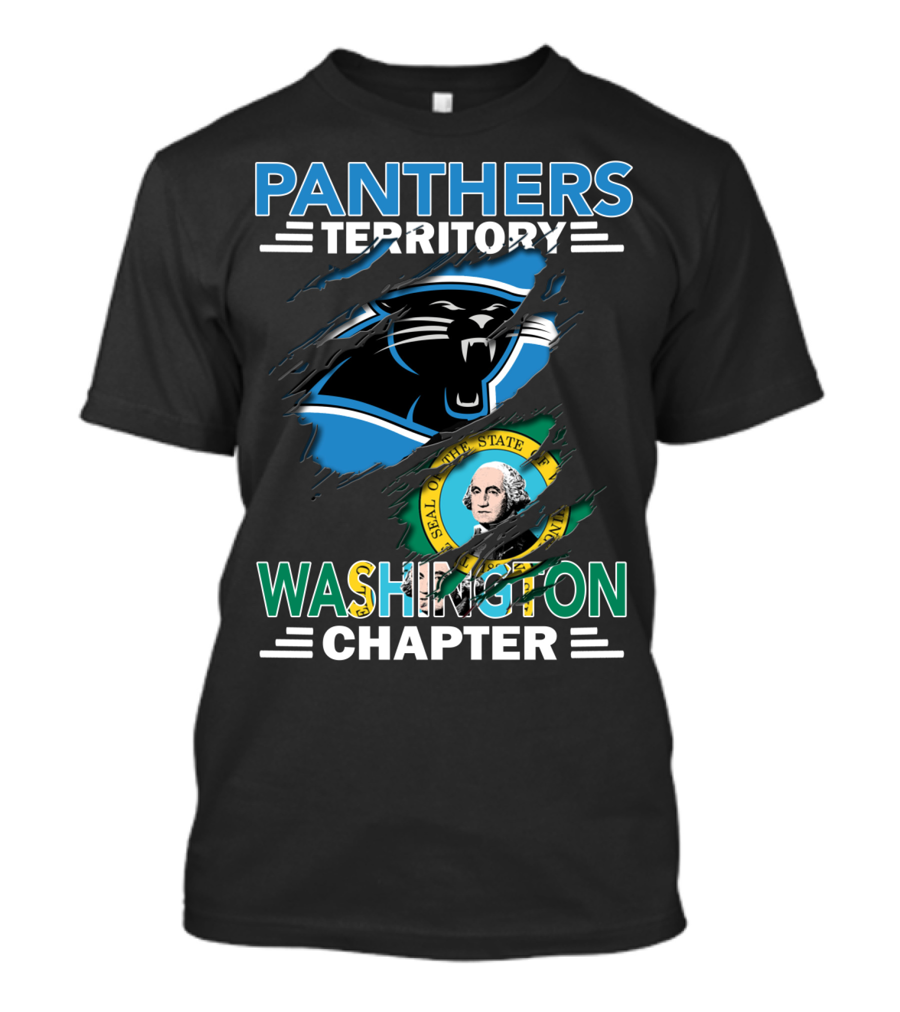 Panthers Territory Washington Chapter Seal T-Shirt