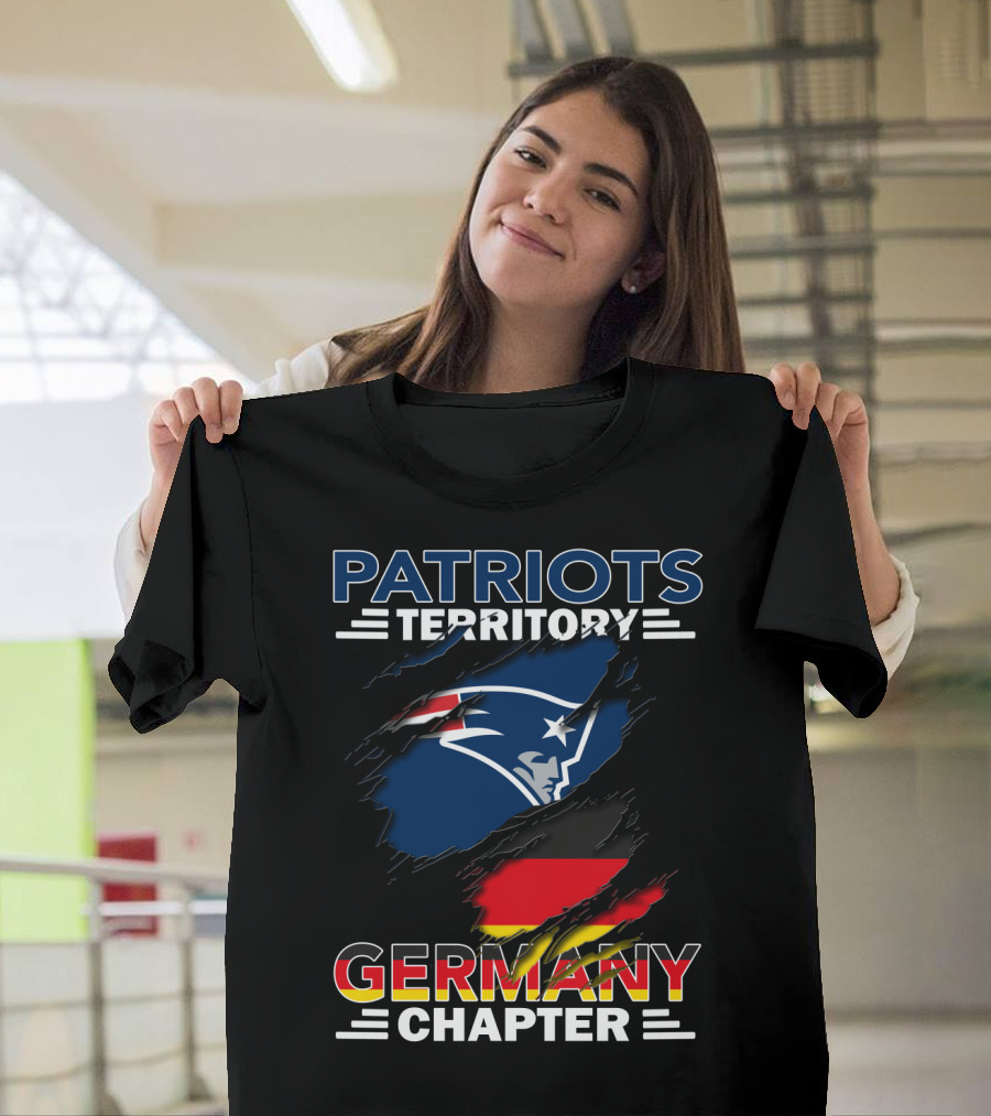 Patriots Territory Germany Chapter Flag T-Shirt