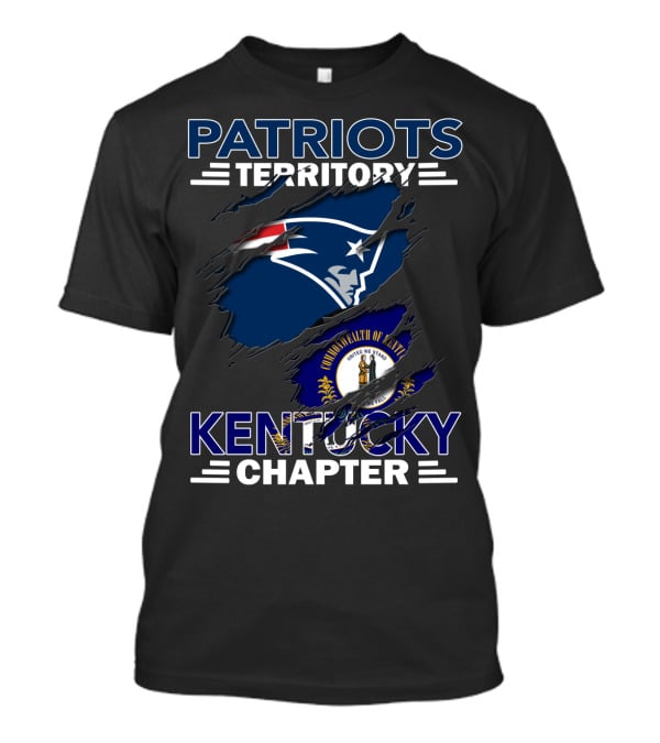 Patriots Territory Kentucky Chapter Commonwealth Of Kentucky Flag NFL T-Shirt