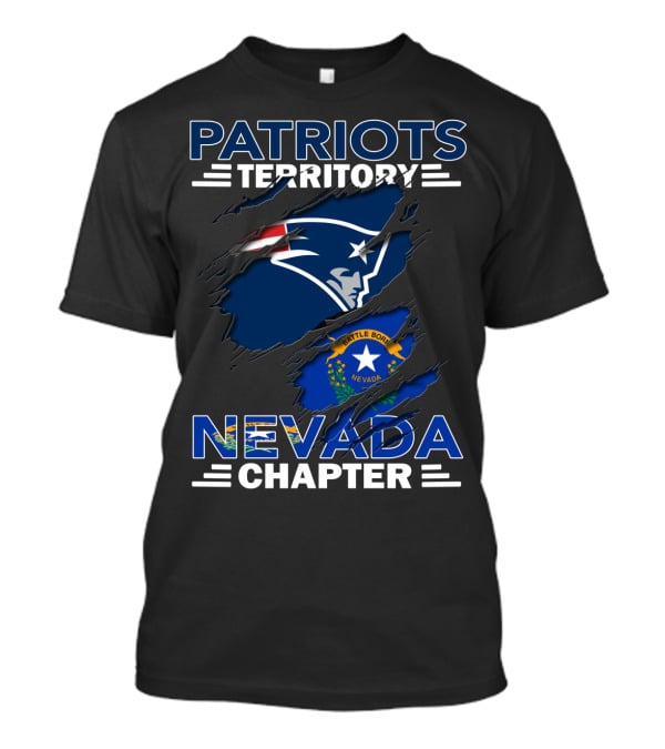 Patriots Territory Nevada Chapter Battle Born Flag T-Shirt