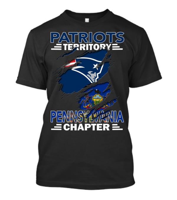 Patriots Territory Pennsylvania Chapter New England Patriots Fan Club Symbolic T-Shirt