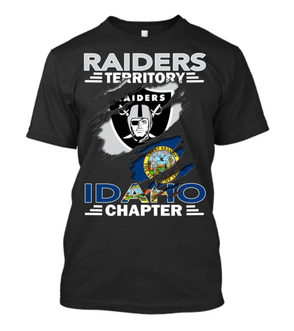 Raiders Territory Idaho Chapter Great Seal Of Idaho And Raiders T-Shirt