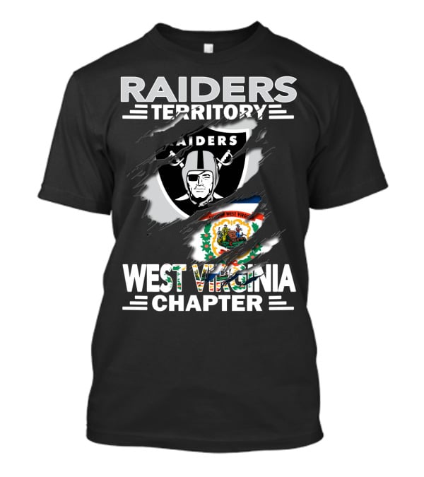 Raiders Territory West Virginia Chapter Logo With West Virginia State Emblem Integration T-Shirt