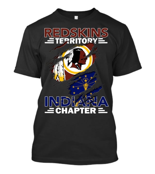 Redskins Territory Indiana Chapter Nfl Fan Community Banner T-Shirt