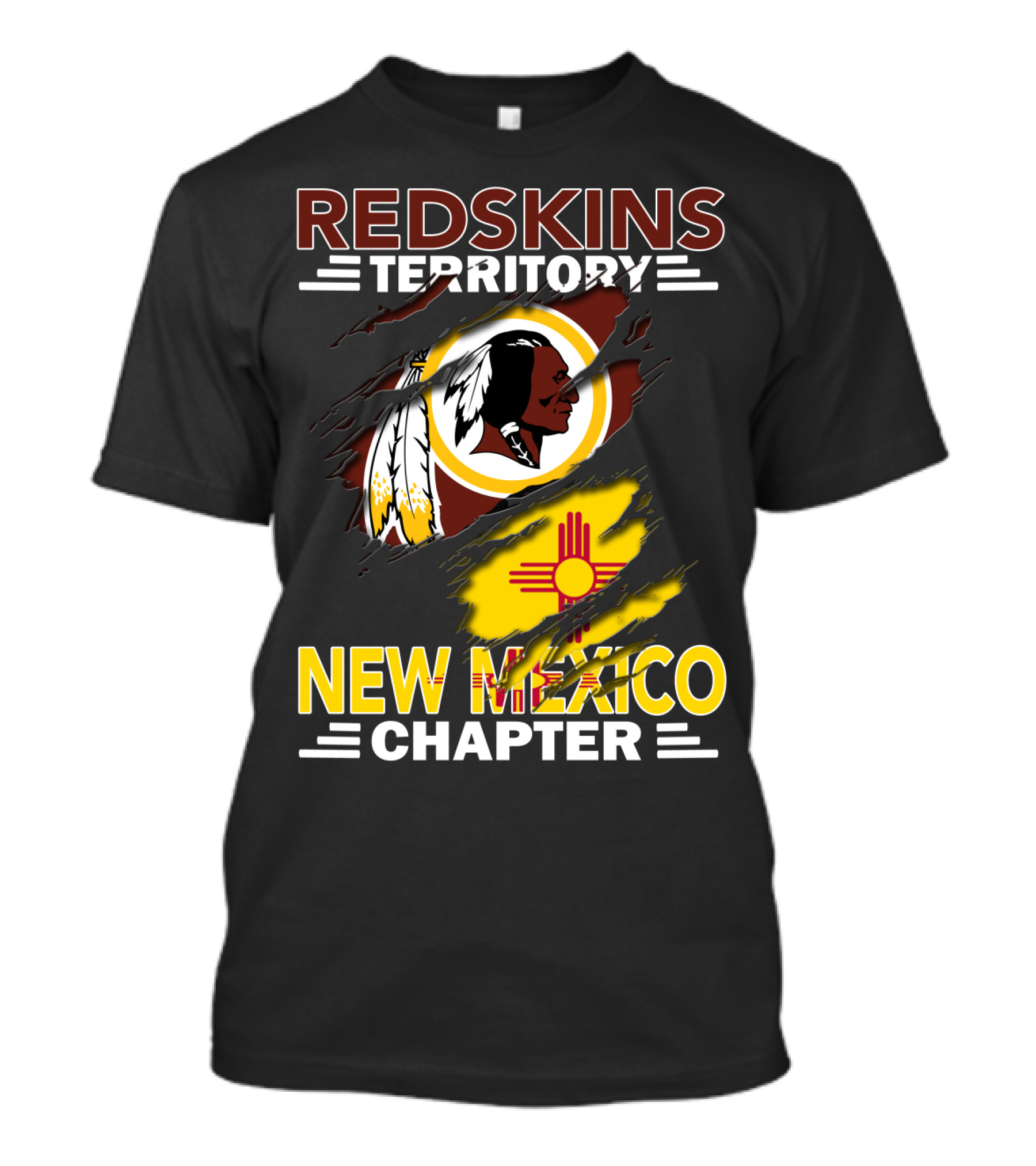 Redskins Territory New Mexico Chapter Flag T-Shirt