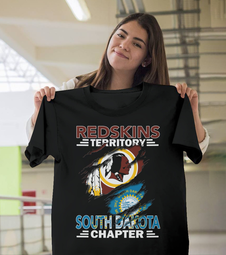 Redskins Territory South Dakota Chapter American Football Fan Community T-Shirt