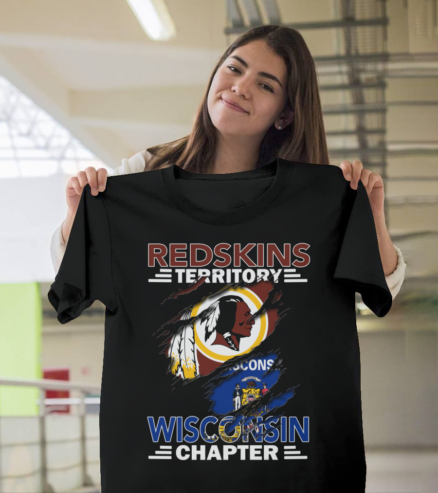 Redskins Territory Wisconsin Chapter Flag T-Shirt
