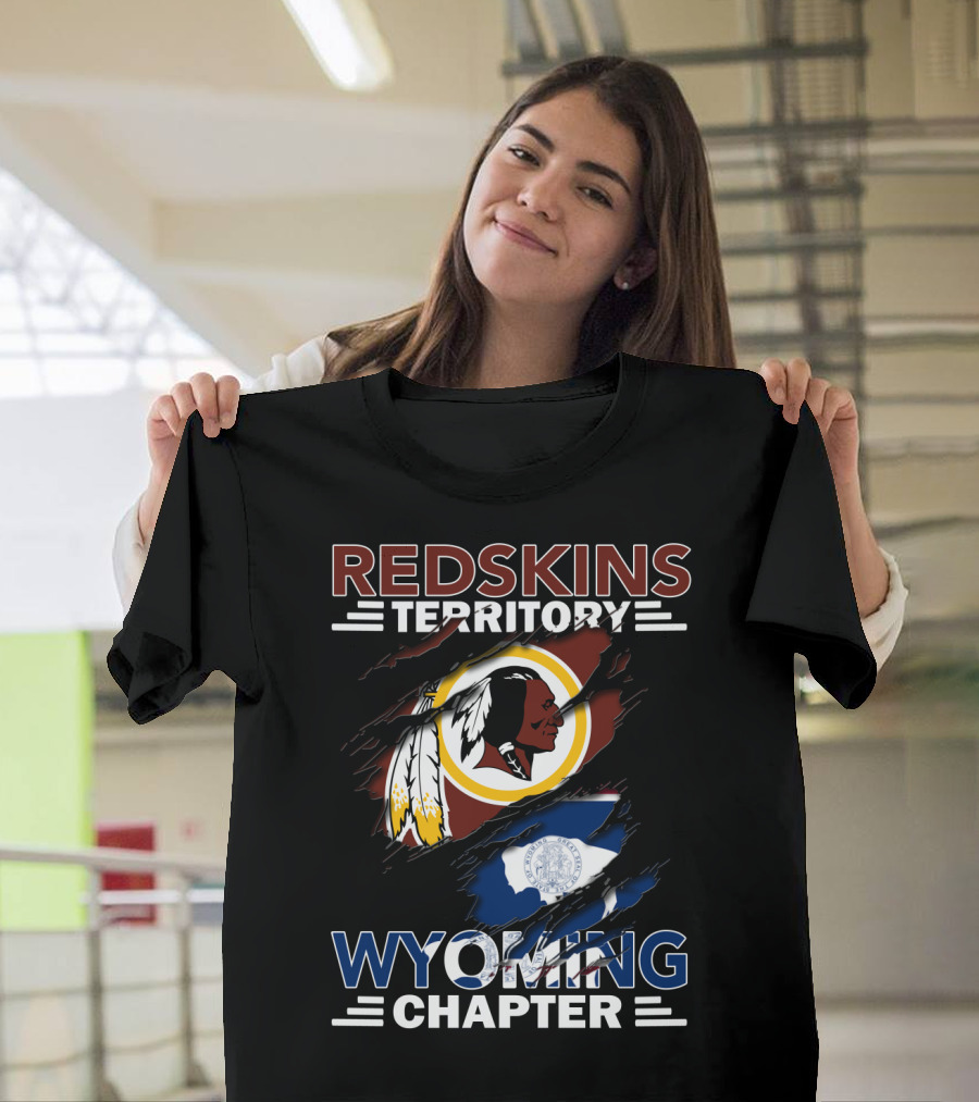 Redskins Territory Wyoming Chapter Flag T-Shirt