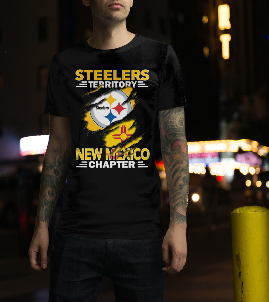 Steelers Territory New Mexico Chapter Steelers Symbol Zia Sun T-Shirt