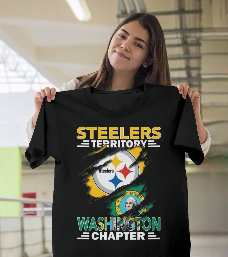 Steelers Territory Seal Of The State Of Washington Chapter T-Shirt