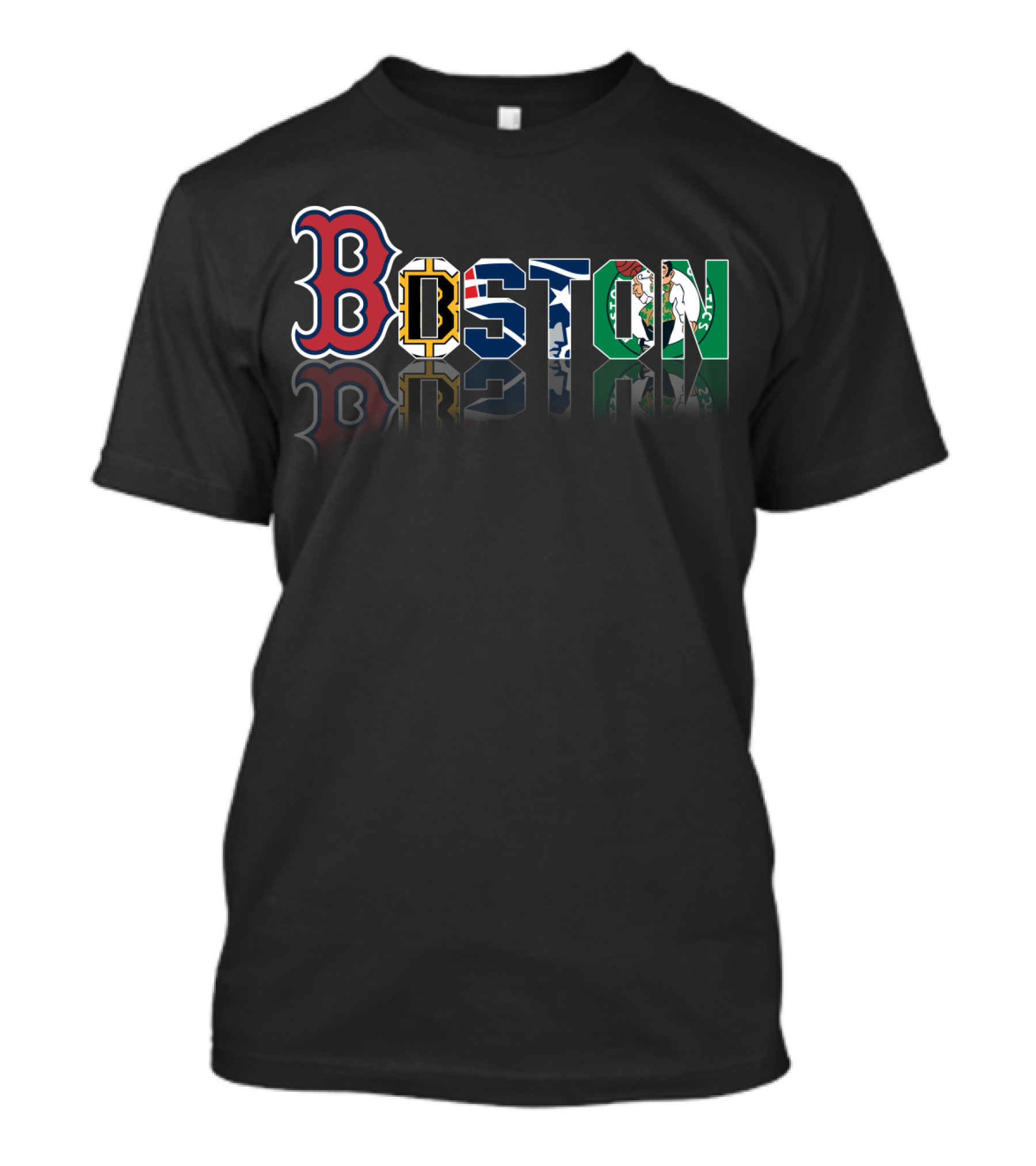 Boston Red Sox Bruins Patriots Celtics City T-Shirt