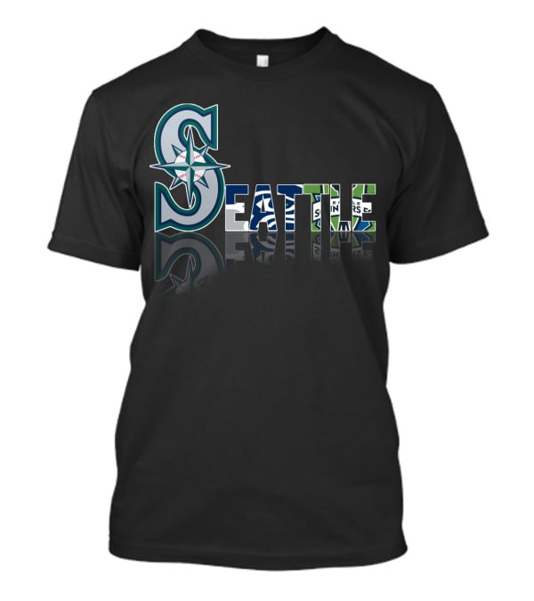 Seattle Mariners Seahawks Sounders City T-Shirt