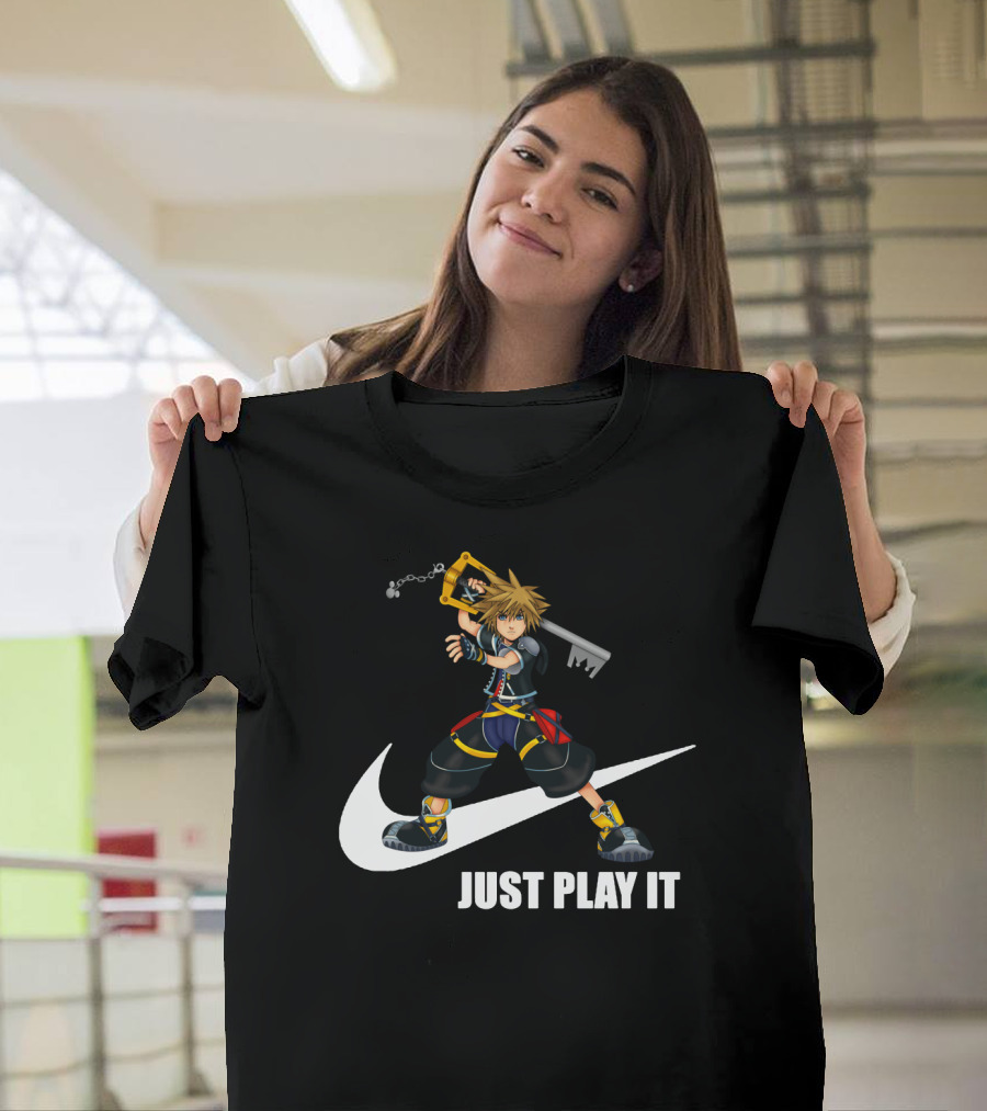 Just Play It Kingdom Hearts Sora Keyblade T-Shirt
