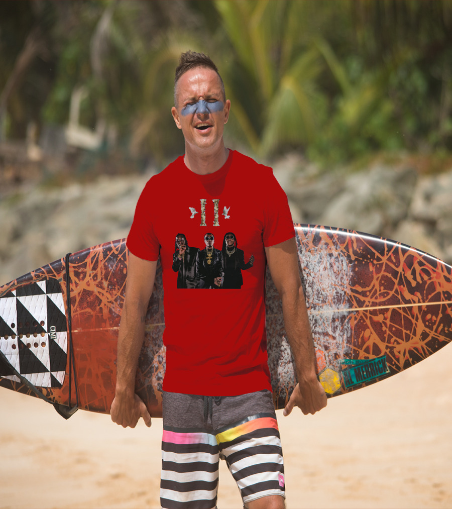 Migos Culture II Album Red Cover T-Shirt