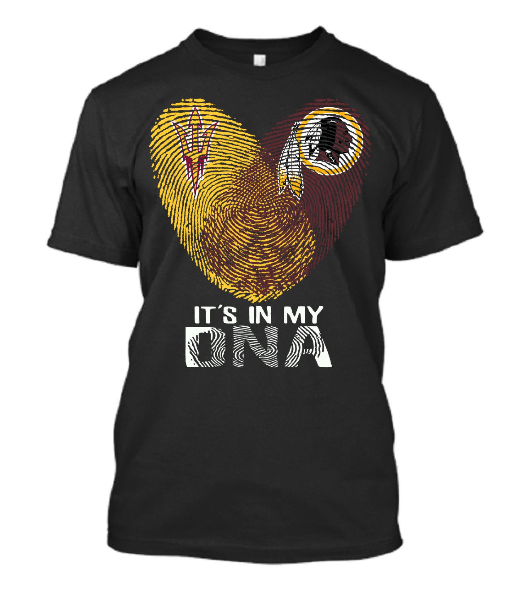 It's In My Dna Miami Dolphins Miami Hurricanes T-Shirt