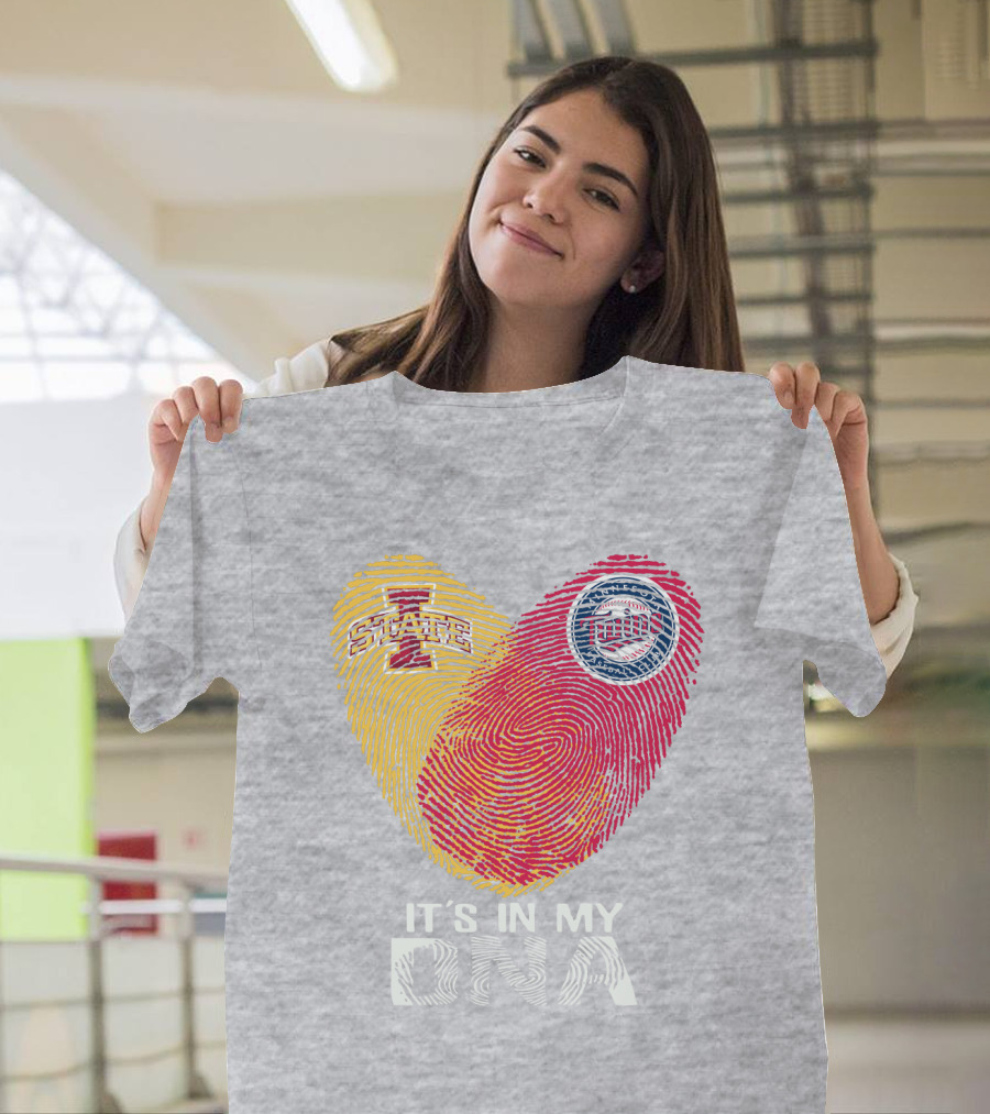 It's In My DNA Iowa State Twins T-Shirt
