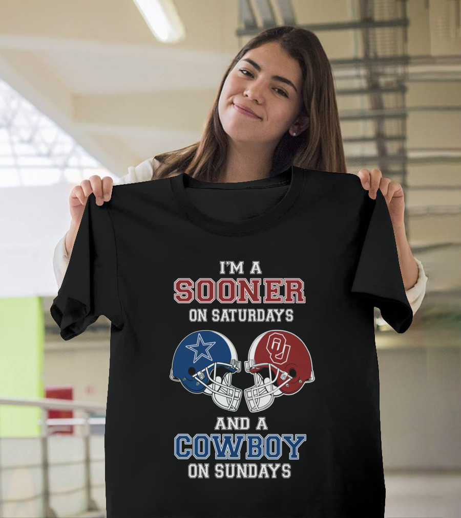 I'm a Sooner on Saturdays and a Cowboy on Sundays T-Shirt