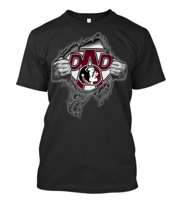 Seminoles Super Dad Florida State Logo Superman T-Shirt