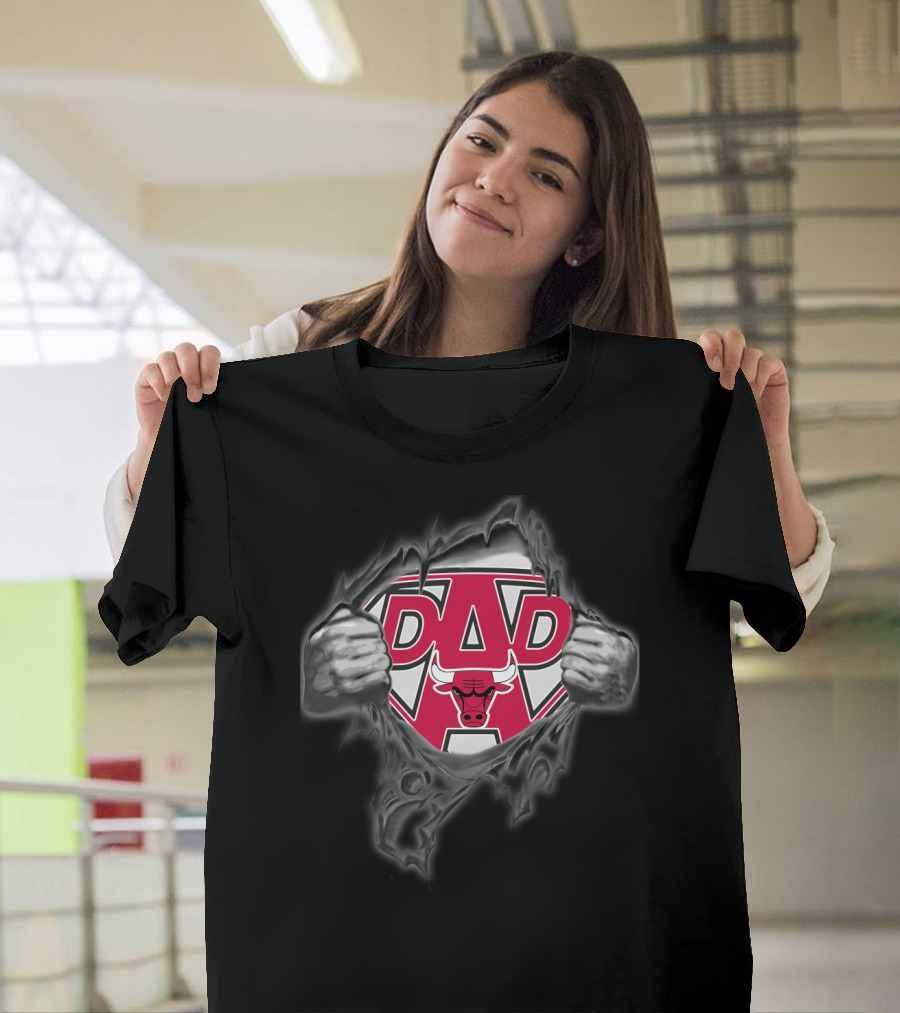 Chicago Bulls Super Dad T-Shirt