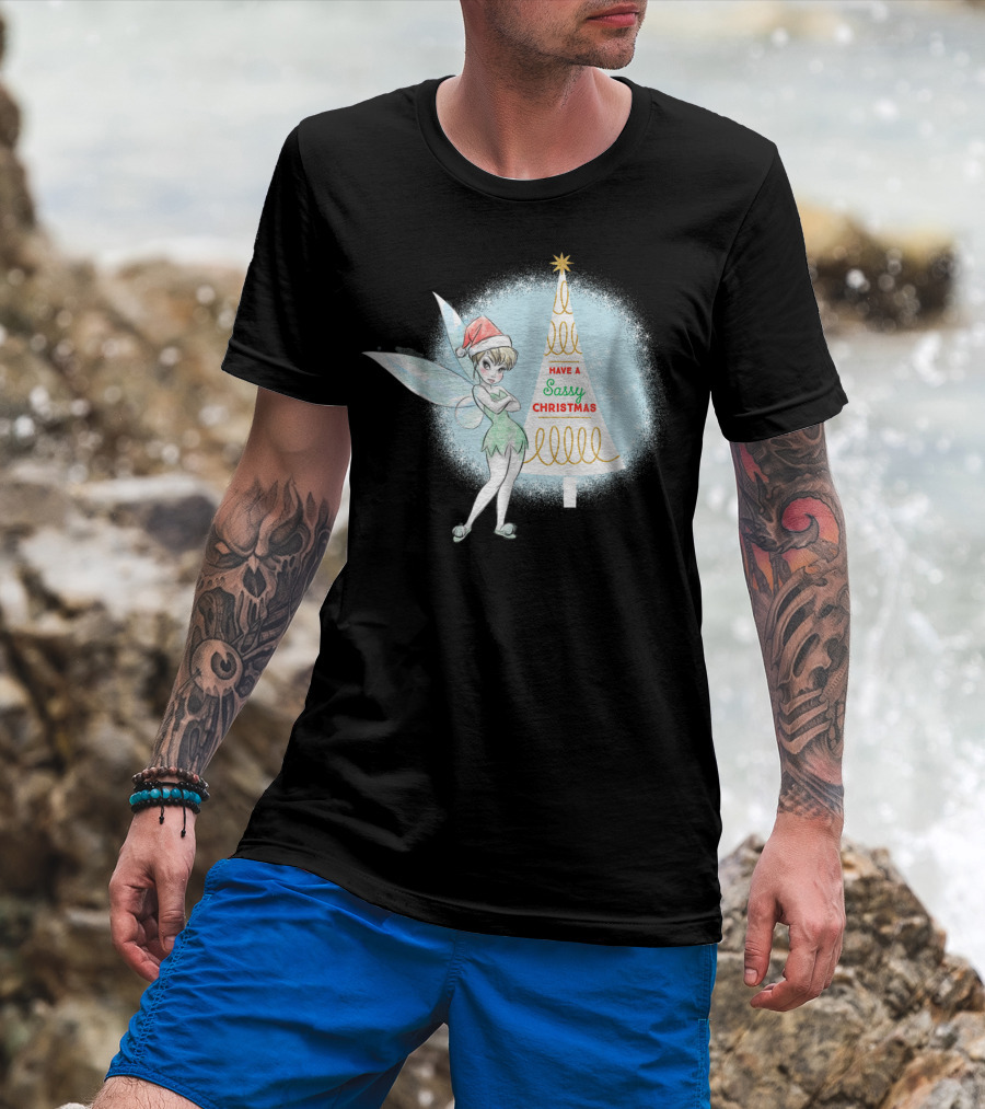 Disney Tinker Bell Have A Sassy Christmas Holiday T-Shirt