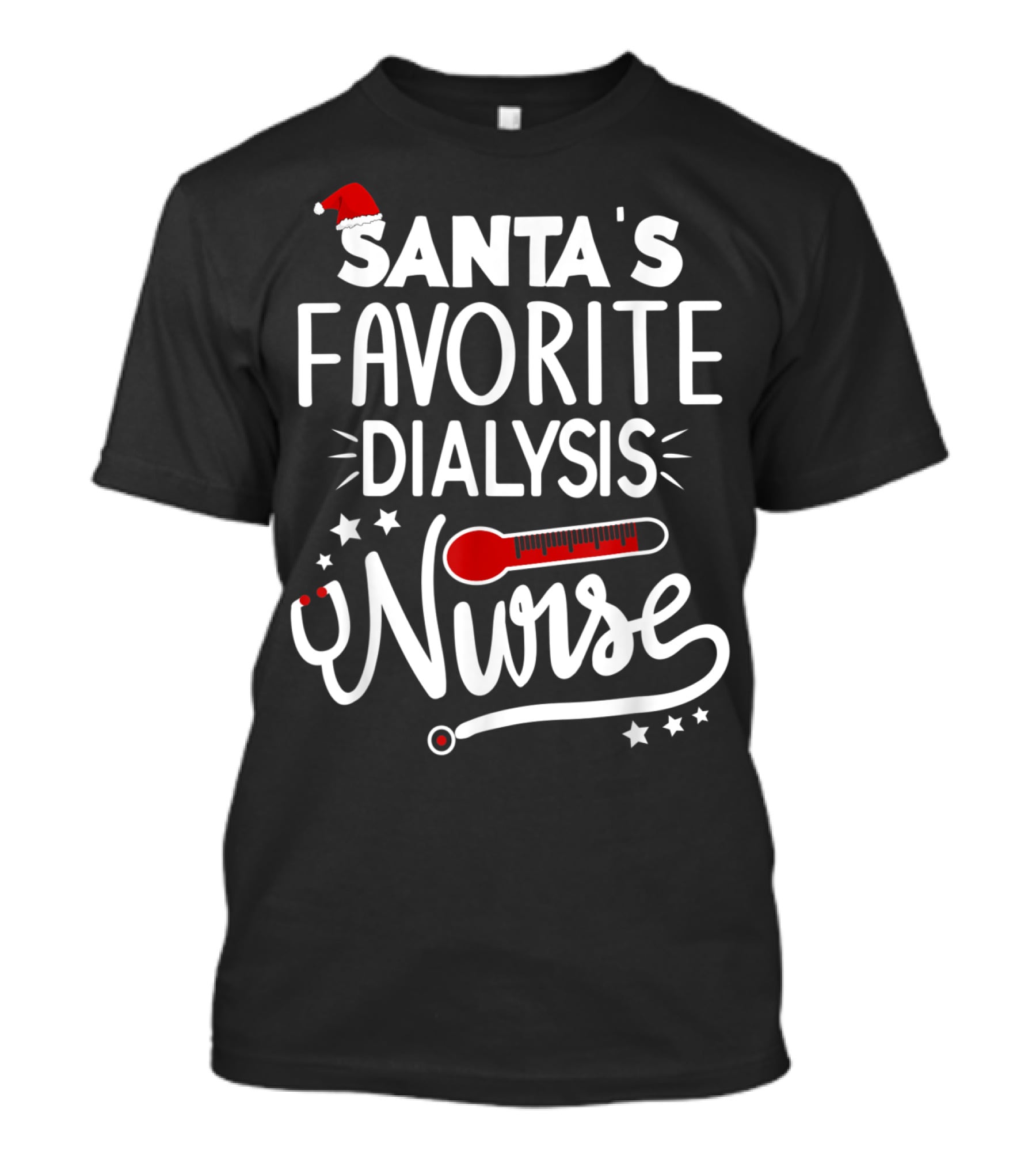Santa's Favorite Dialysis Nurse T-Shirt