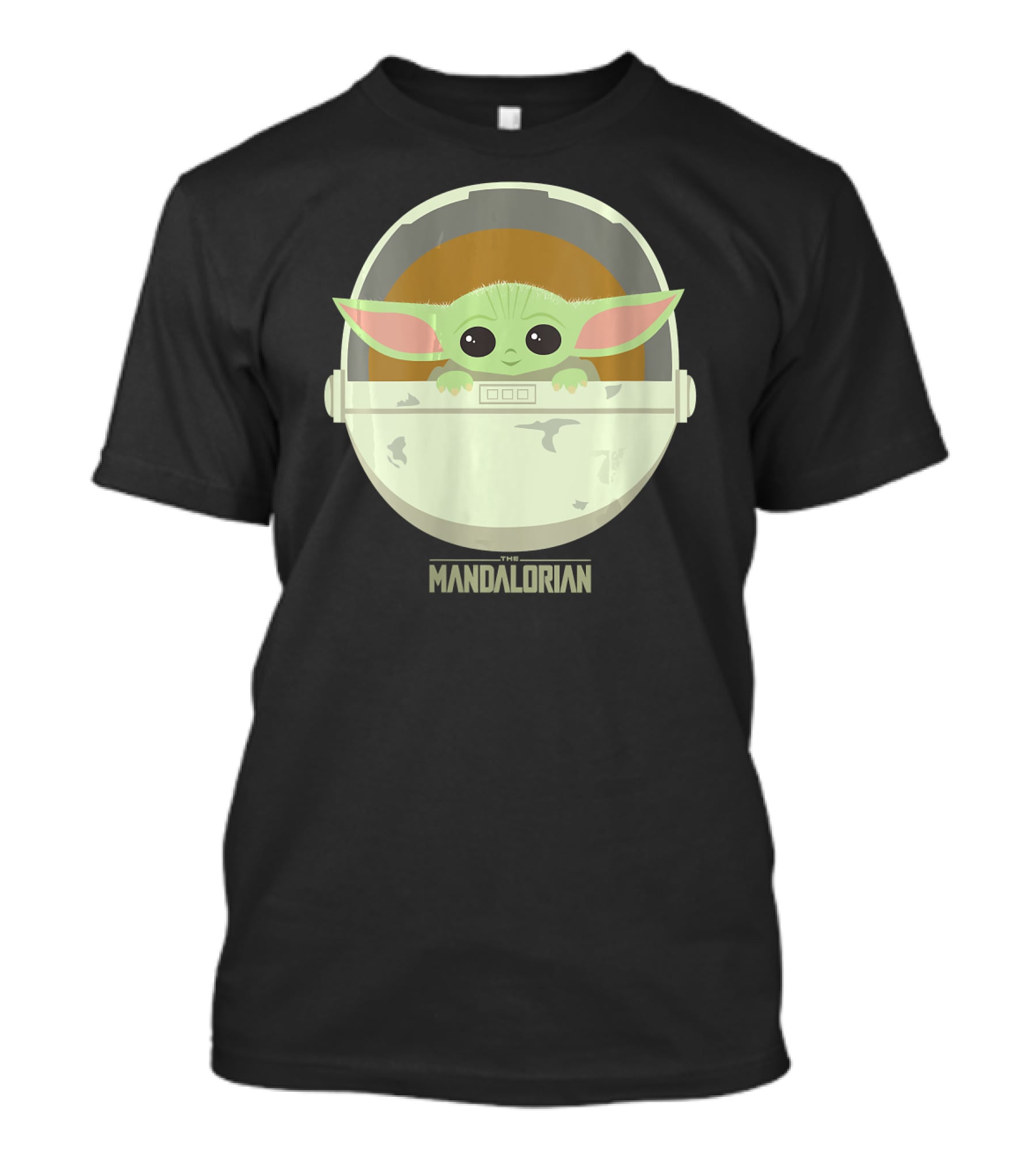 Star Wars The Mandalorian The Child Bassinet Helmet T-Shirt