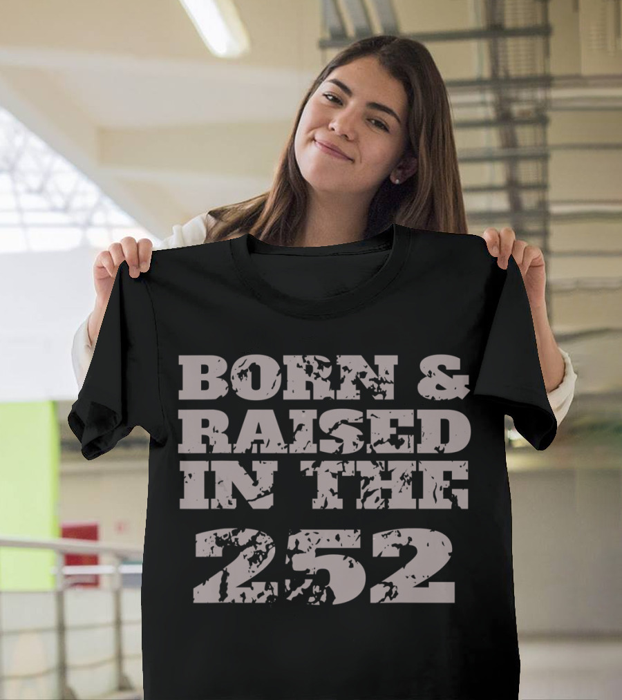 Born Raised in the 252 North Carolina T-Shirt