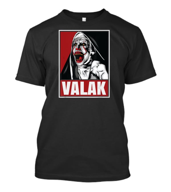 Scary Horror Valak Conjuring Nun Halloween Present T-Shirt