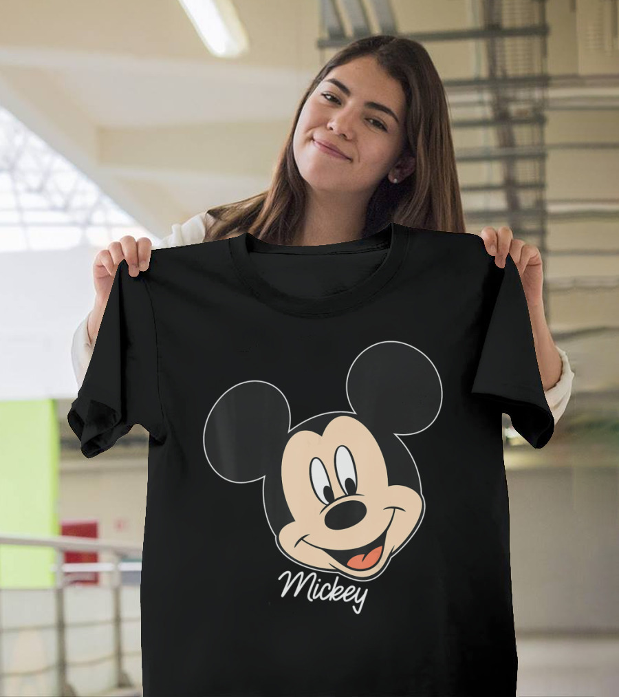 Disney Mickey And Friends Mickey Mouse Big Face Mickey T-Shirt