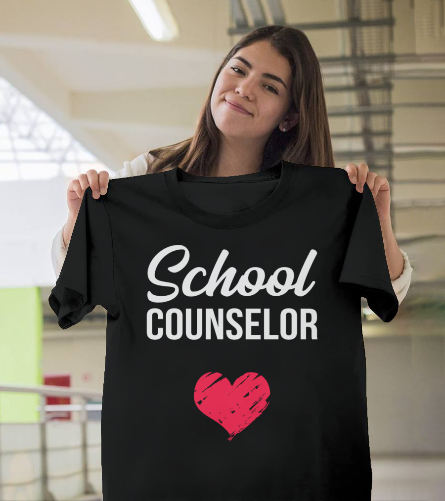 School Counselor Heart T-Shirt