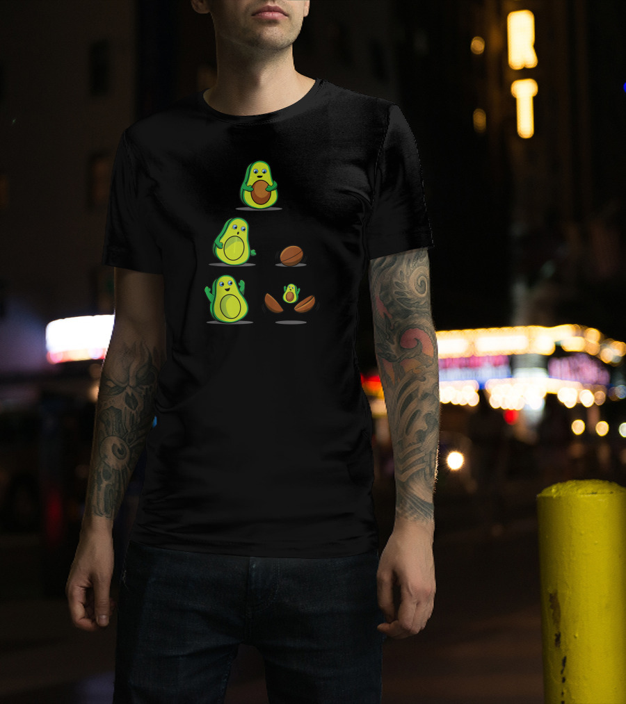 Avocado Mom Pregnancy Mamacado Cute Expecting Fruit Family Gag T-Shirt