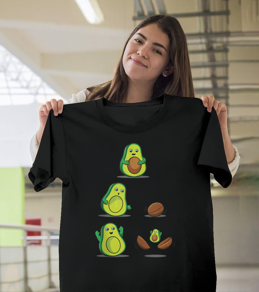 Avocado Mom Pregnancy Mamacado Cute Expecting Fruit Family Gag T-Shirt