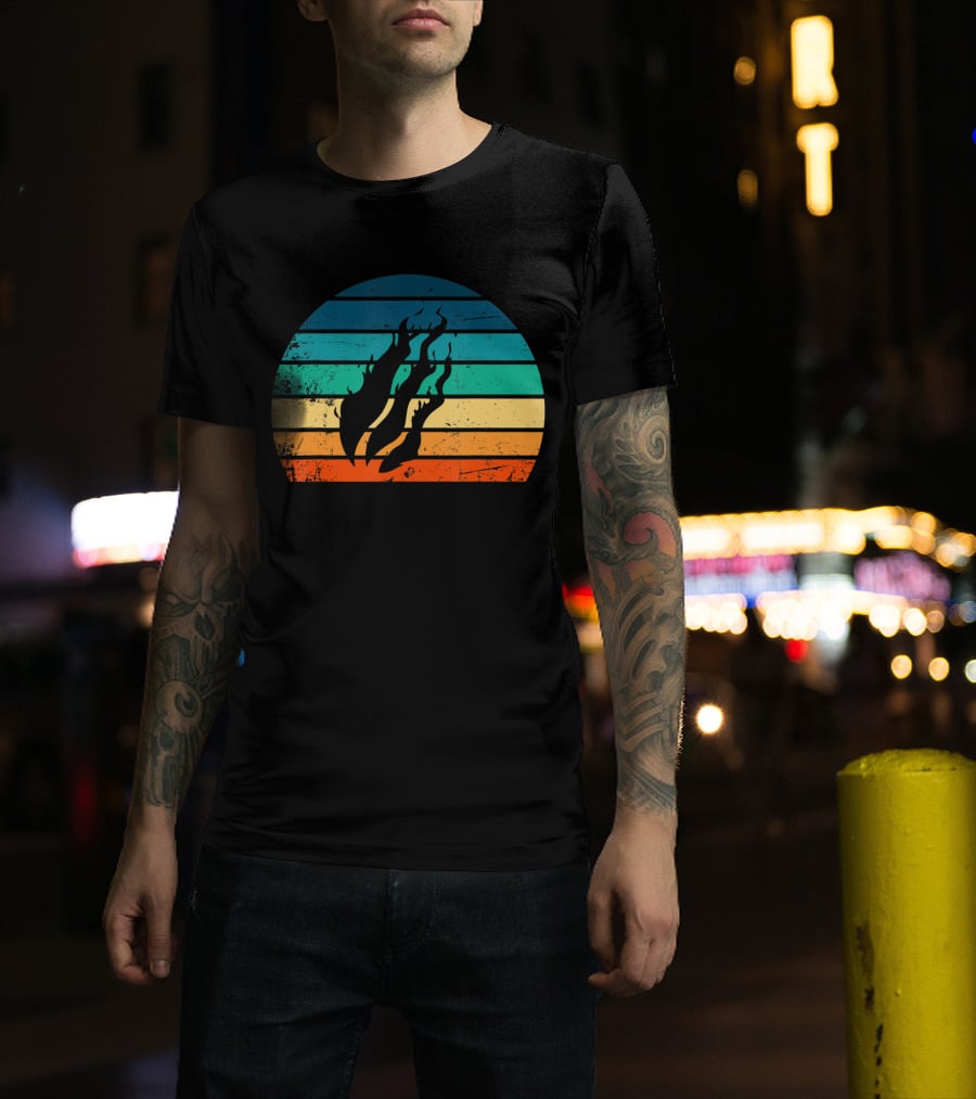 Fire Nation Retro Gamer Stripes T-Shirt