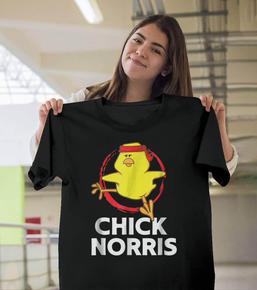 Chick Norris Martial Arts Funny Chicken T-Shirt