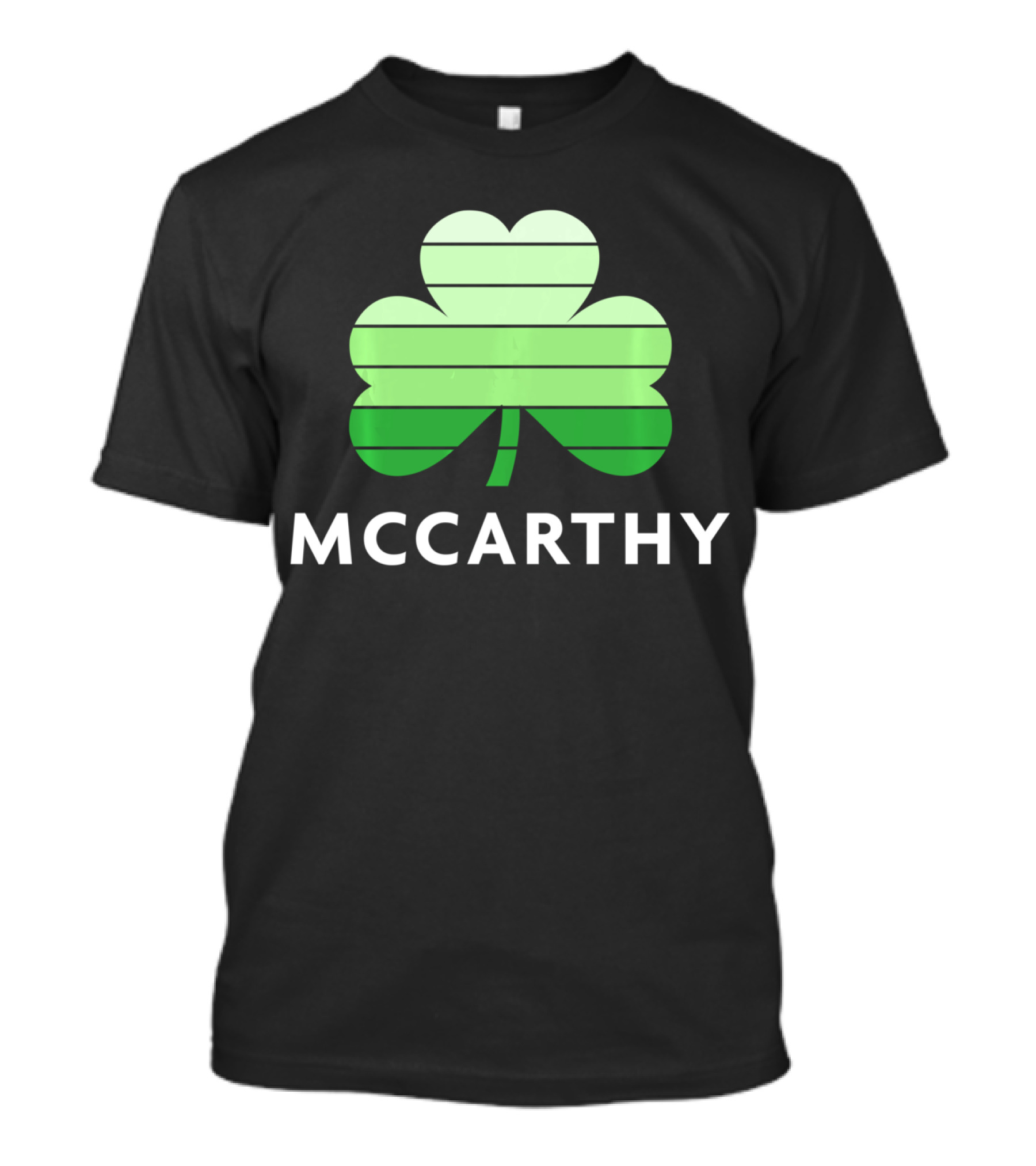 McCarthy Shamrock Irish Heritage Family Name T-Shirt