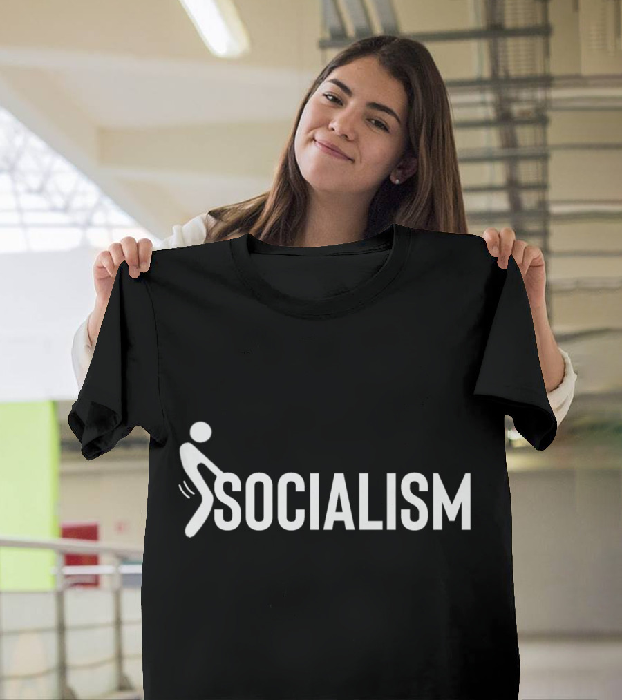 SOCIALISM Stick Figure Humorous T-Shirt
