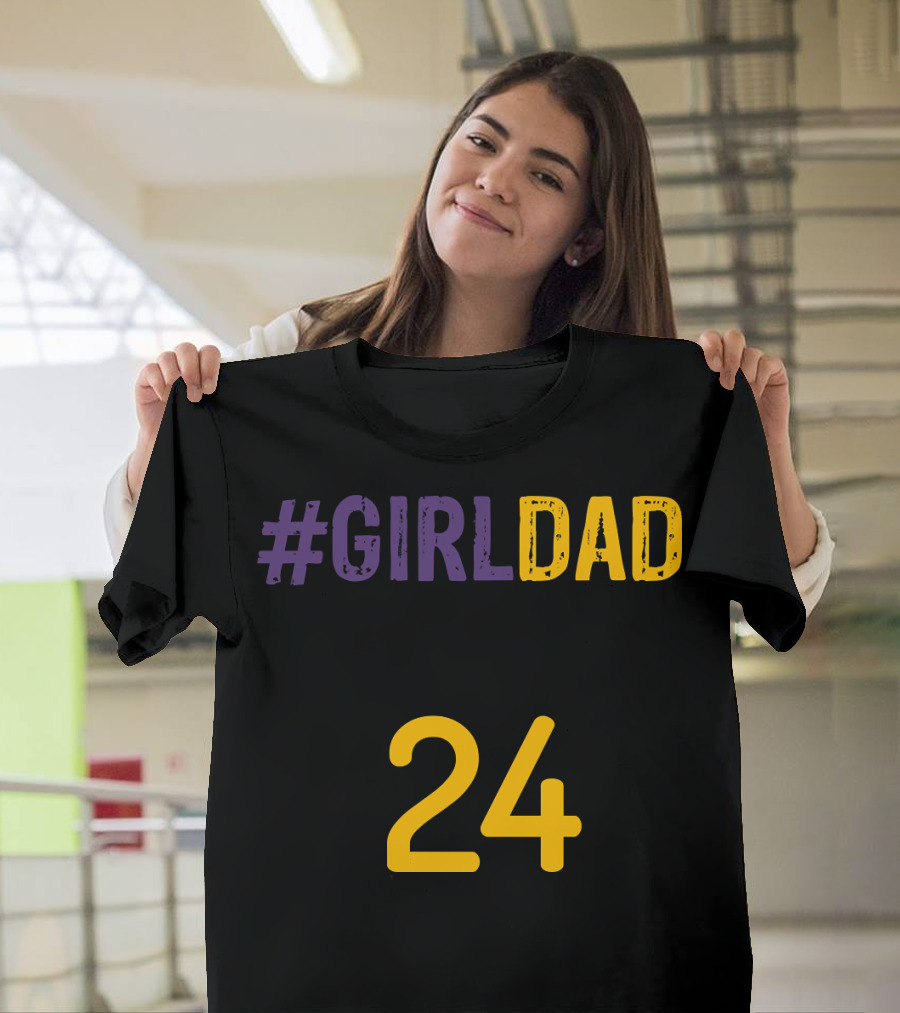 GIRLDAD 24 Kobe Bryant T-Shirt