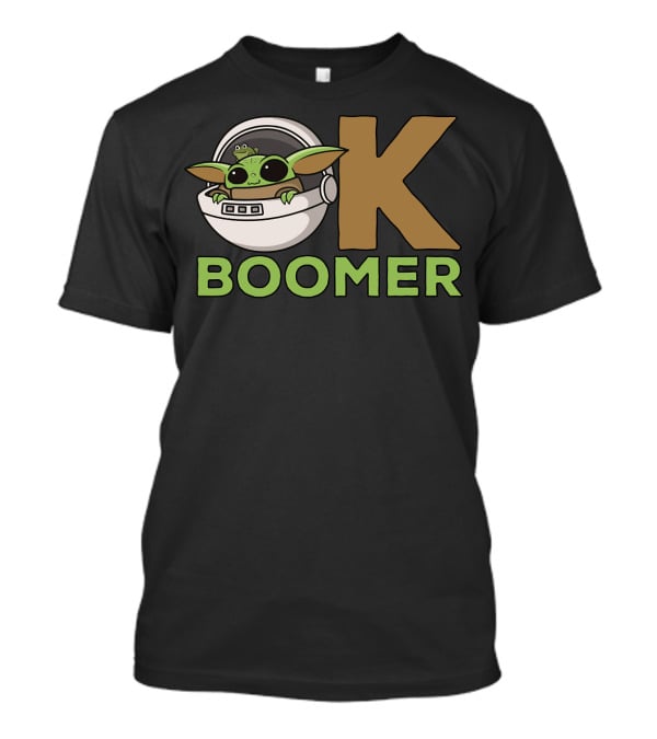 OK Boomer Baby Yoda Meme T-Shirt