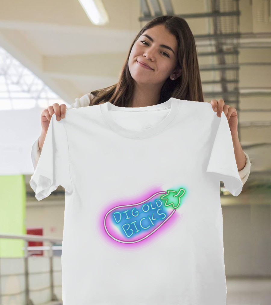 Dig Old Bick Neon Eggplant Terry Korvo Solar Opposites T-Shirt