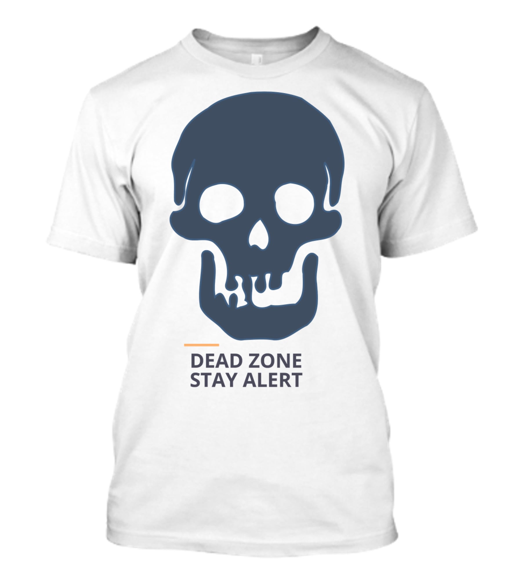 Dead Zone Stay Alert Skull Warning T-Shirt